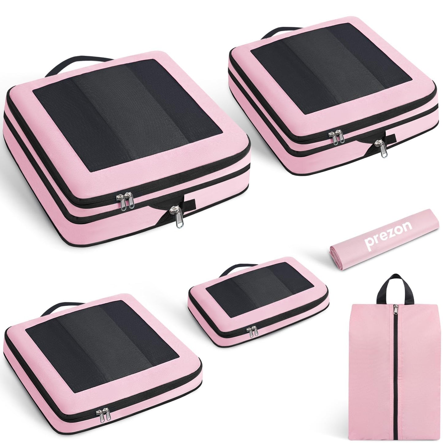 Kompressions-Packwürfel, Pink 6 Set