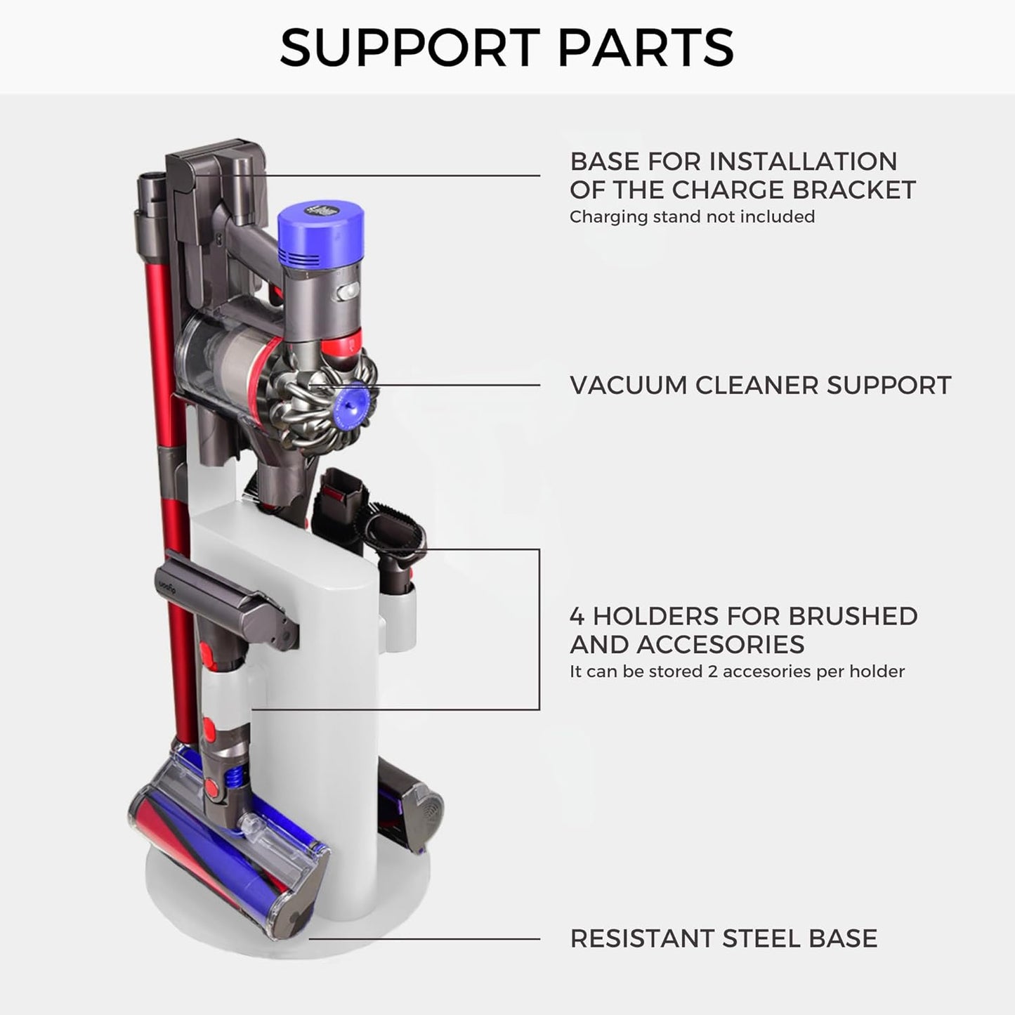Staubsaugerhalterung für Dyson V6-V15, DC30-DC74, S4799