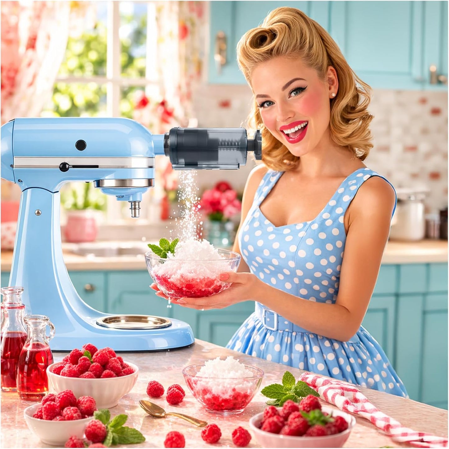 Shaved Ice-Aufsatz für KitchenAid Standmixer, Rasiereis