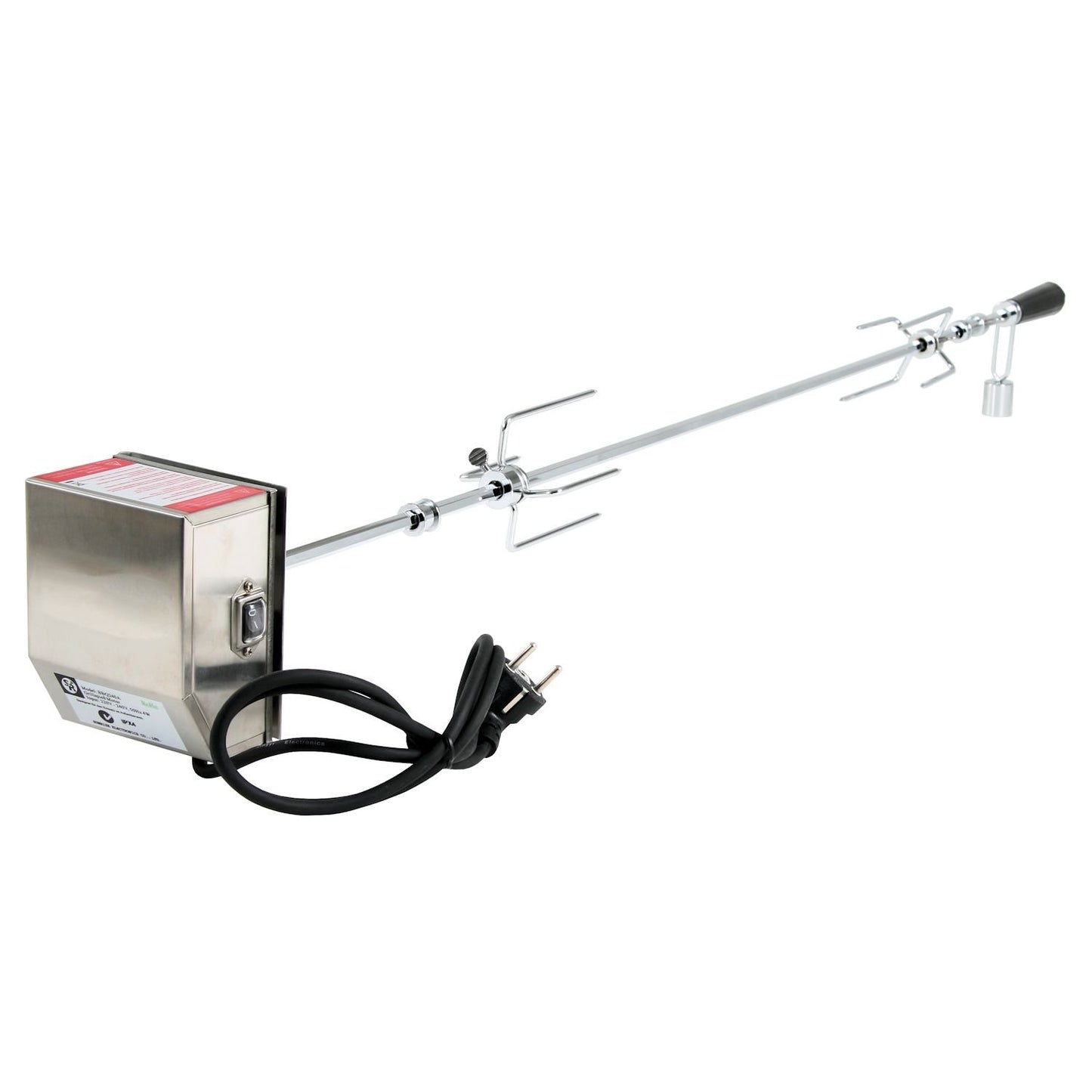 Grillspiess-Set mit Motor, 120 cm