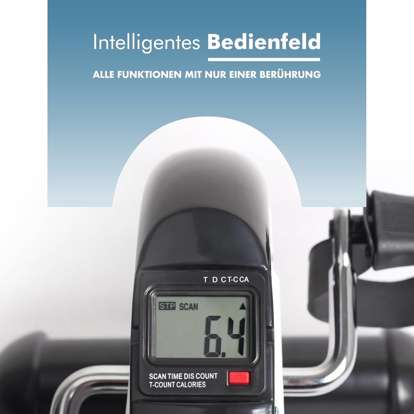 Pedaltrainer mit LCD-Display und einstellbarem Widerstand