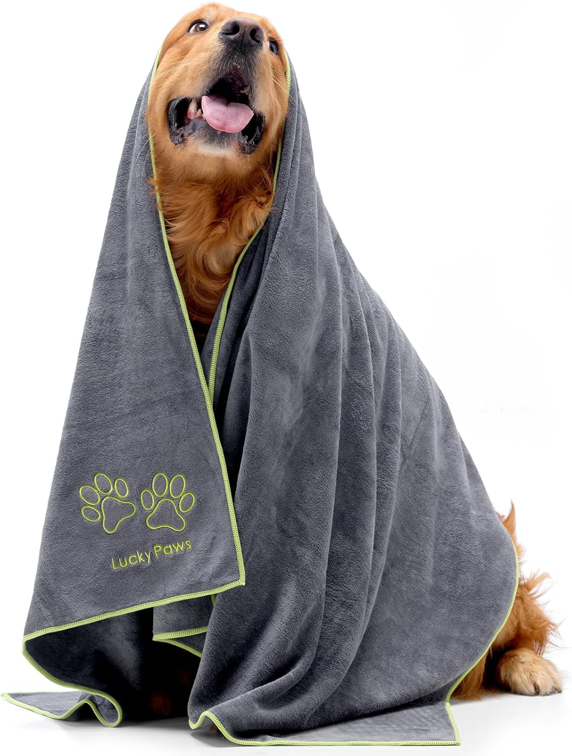 Hundehandtuch schnelltrocknend, Pack of 1 Grau