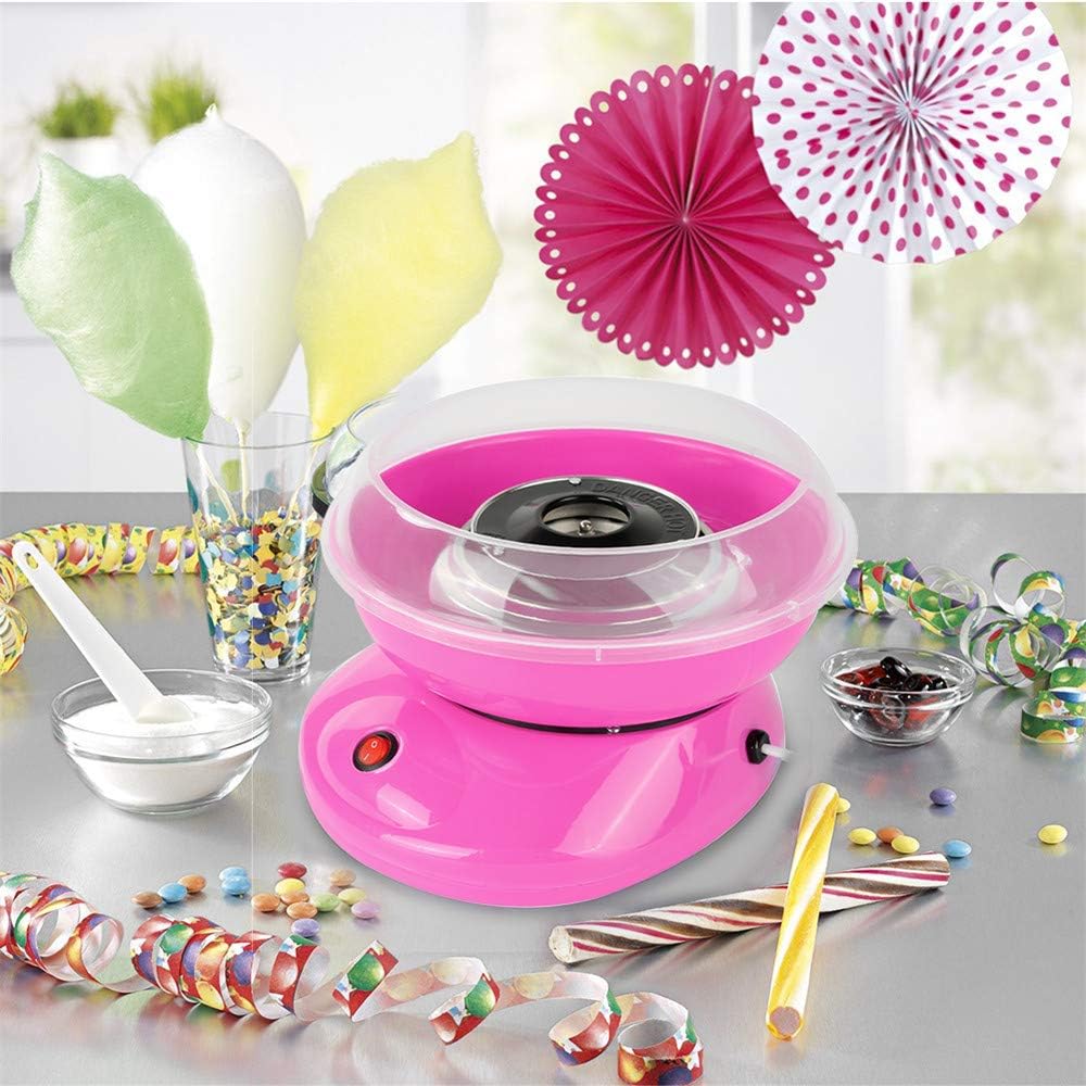 Mini Zuckerwattemaschine 220V 450W, Rosa