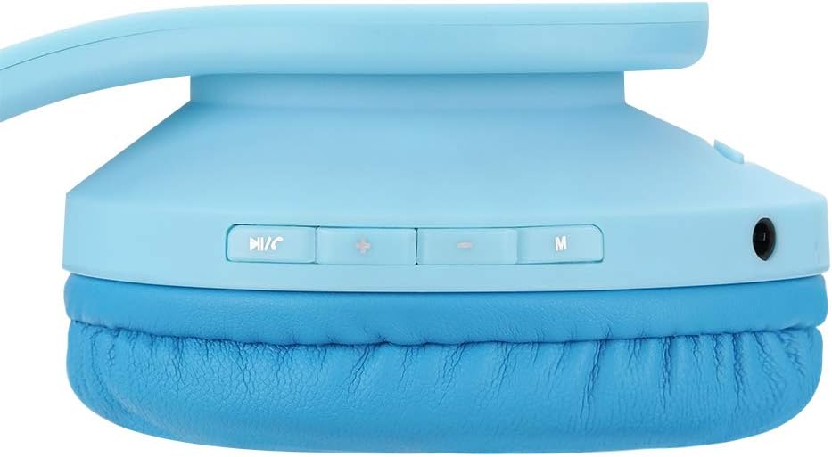 Kinderkopfhörer Bluetooth mit Lautstärkebegrenzung, Blau
