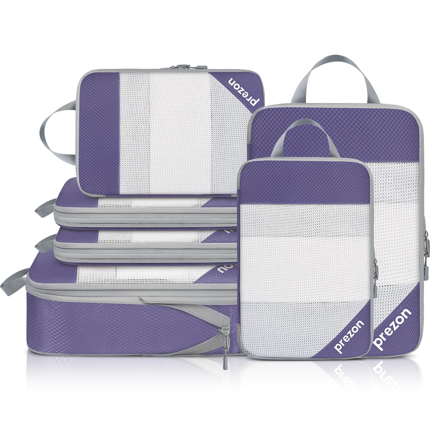 6-teiliges Kompressions-Packwürfel-Set, Indigo