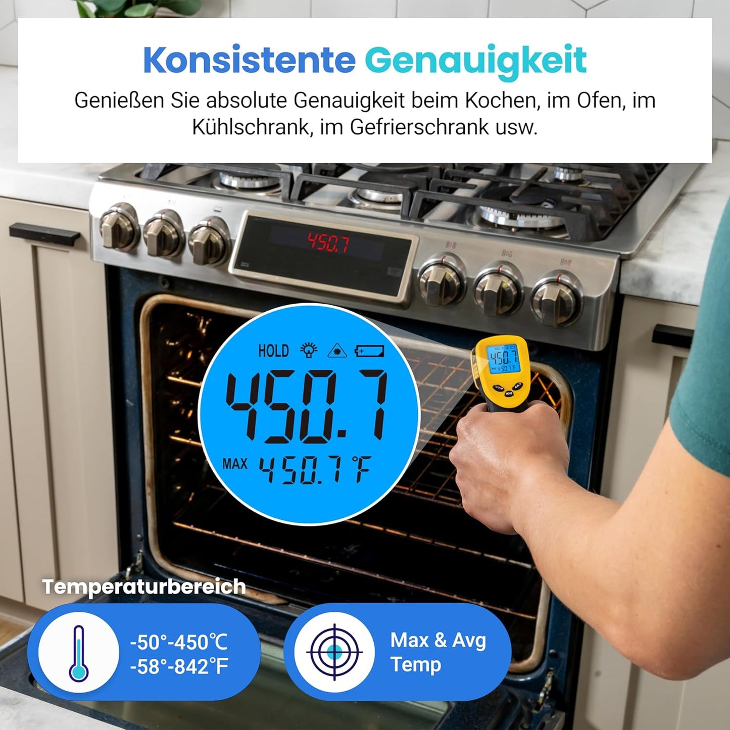 Digitales Laser-Infrarot-Thermometer