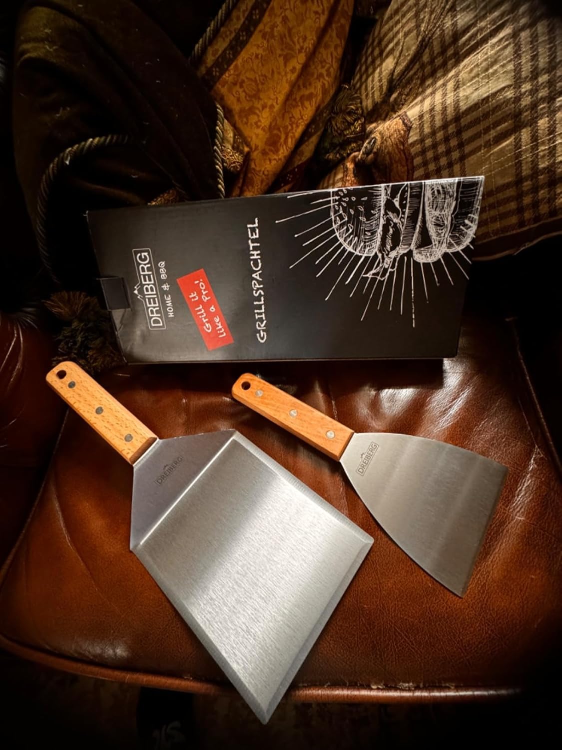 Burger-Grillset, Burger-Set Holz (9-TLG. ) BURGER-SETS