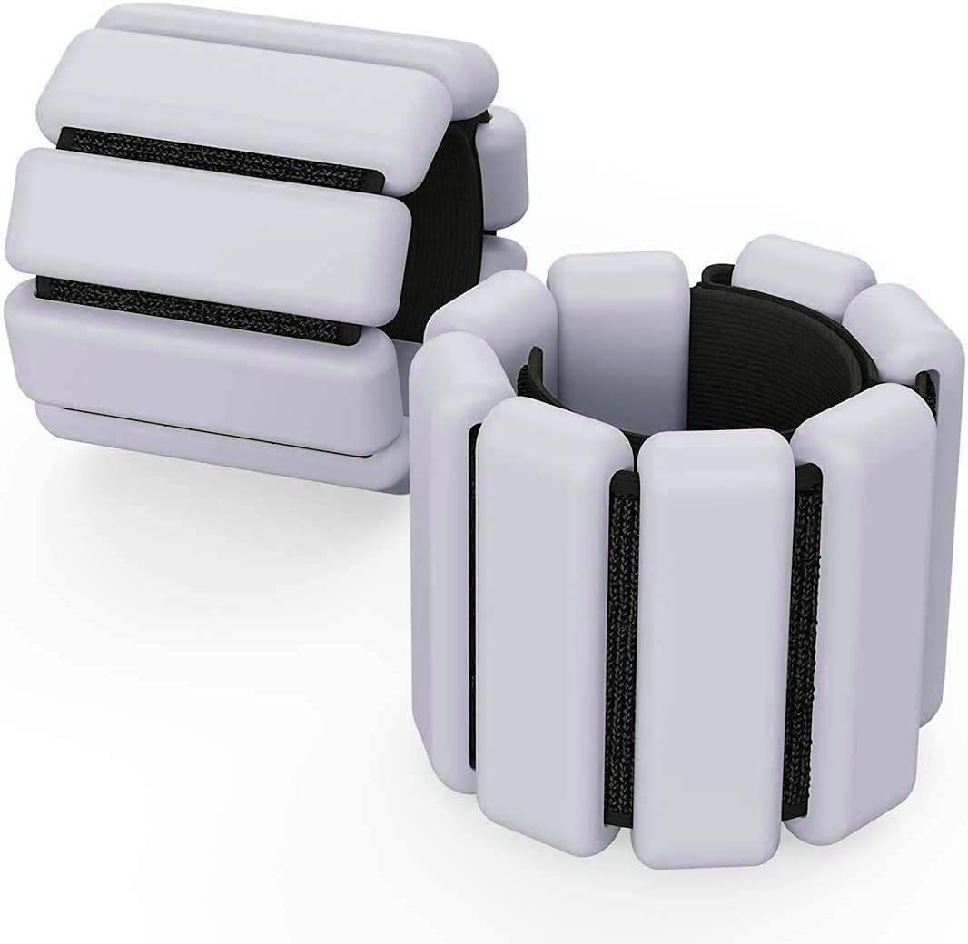 2er-Set Handgelenk- und Knöchelgewichte, grey