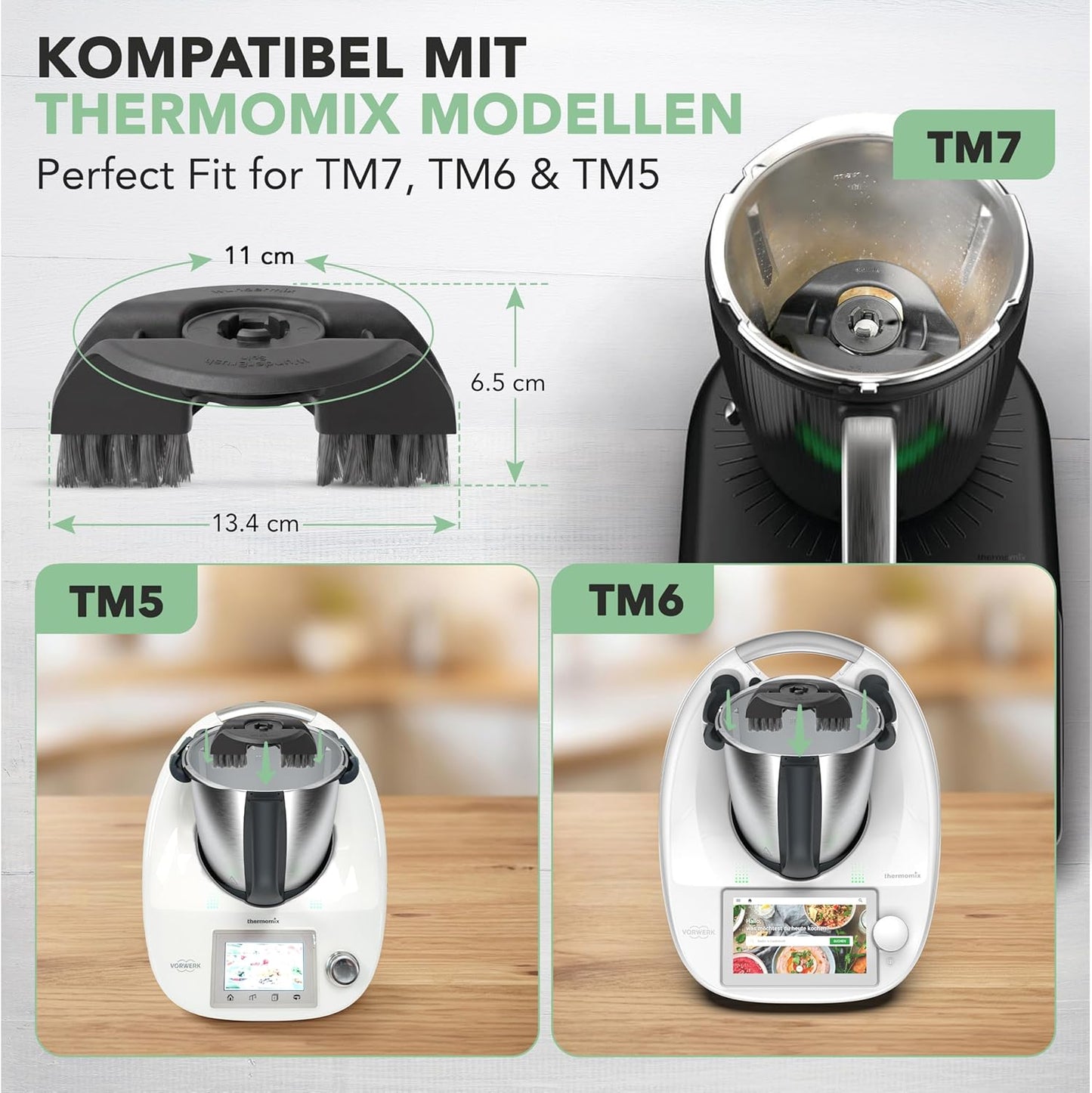 WunderBrush Spin Reinigungsbürste für Thermomix