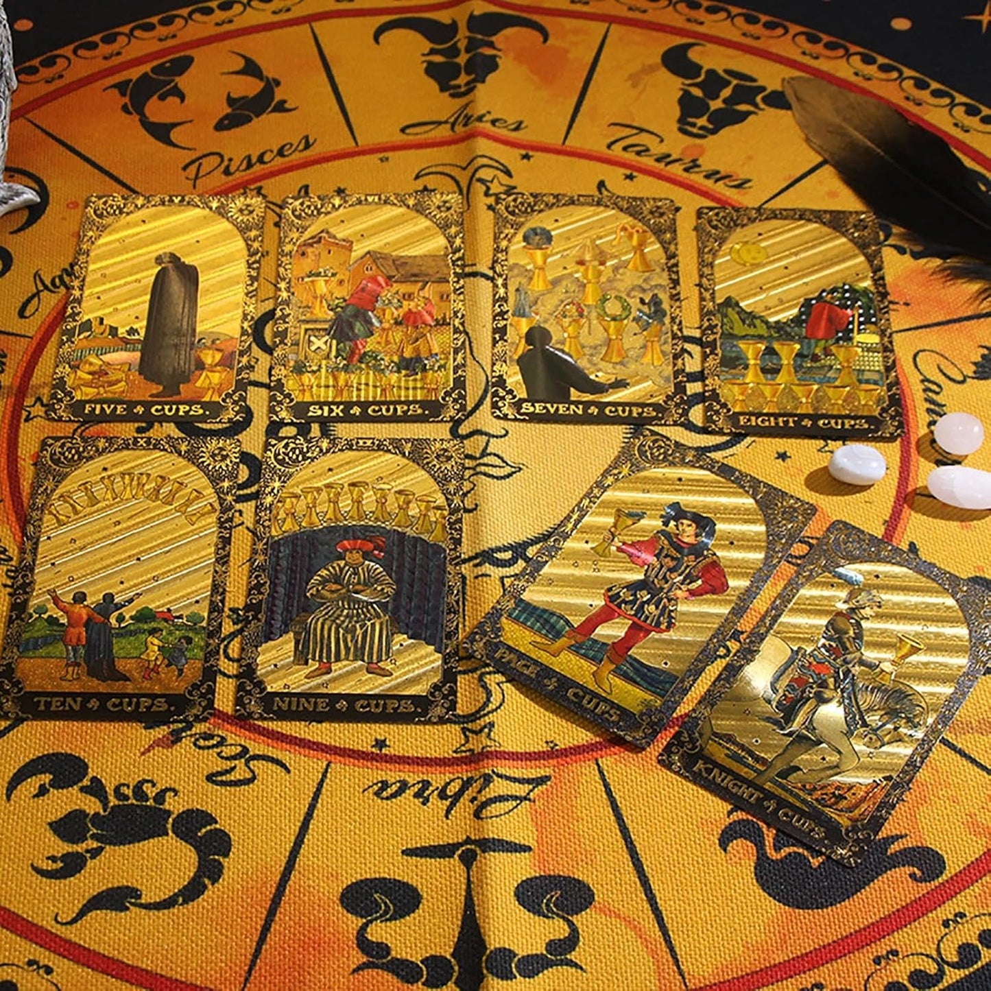 Tarotkarten-Set, Black Schwarz