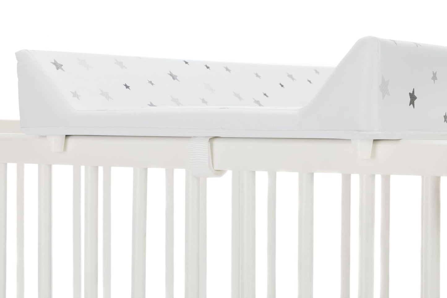 Wickelplatte mit Auflage für Babybetten, Sterne