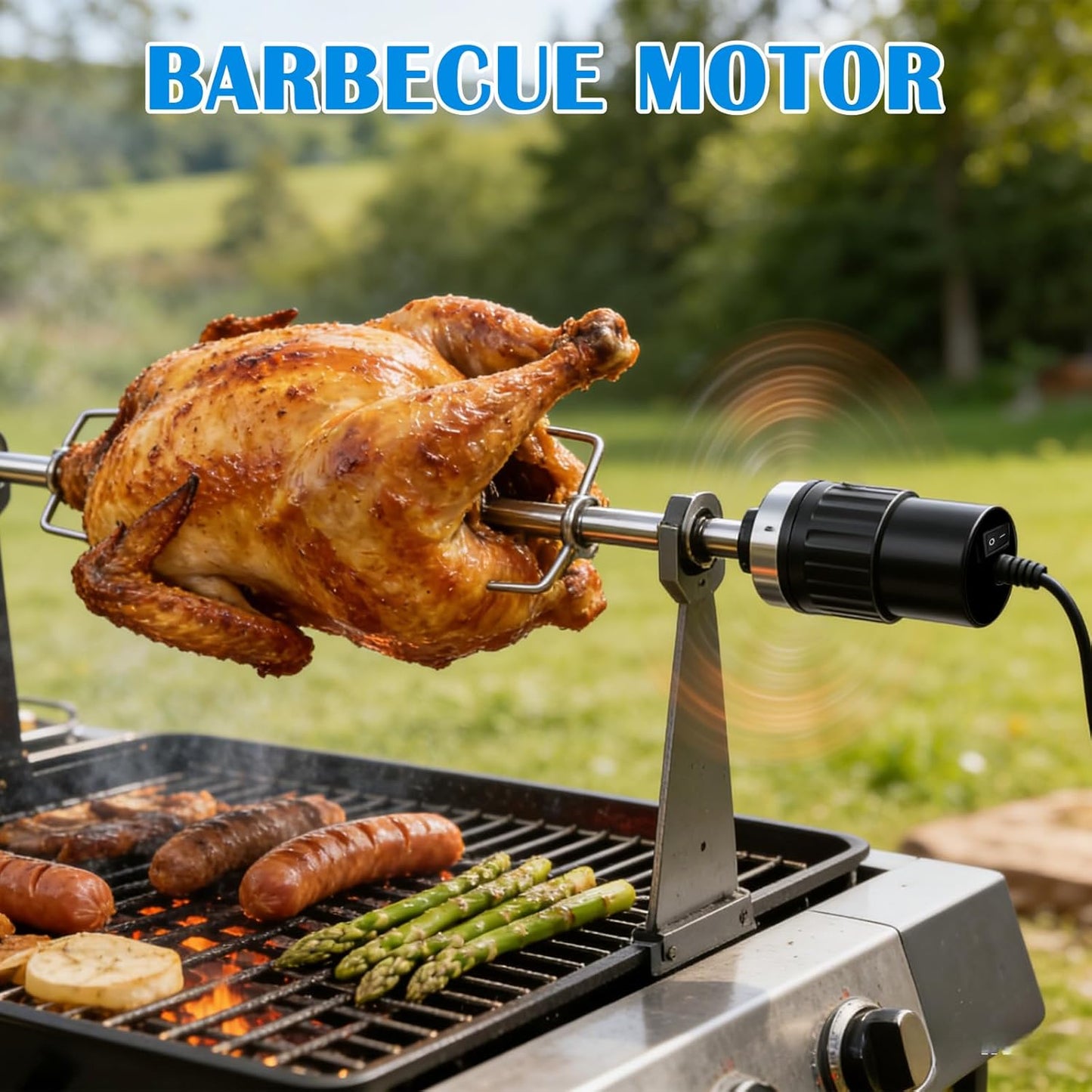 Universal Grillmotor für Rotisserie