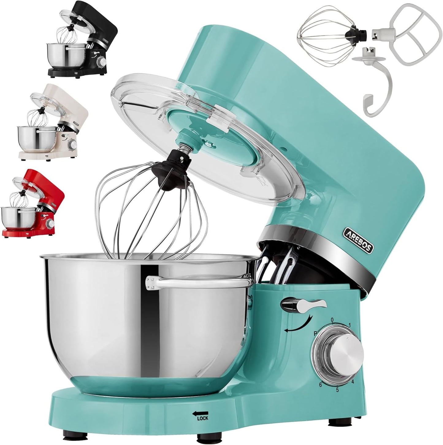 Multifunktionale Küchenmaschine, Türkis