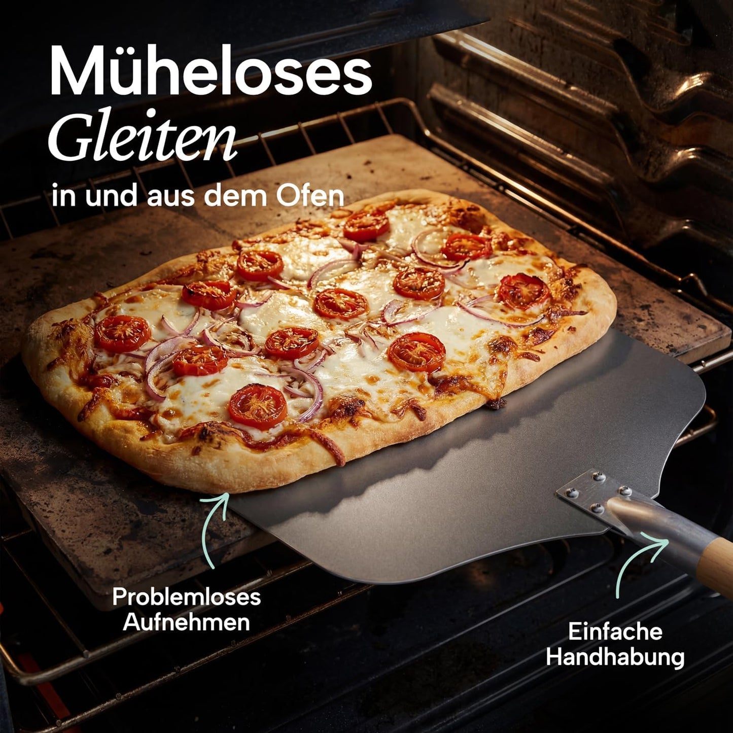 Pizzaschieber, Nicht Perforiert 82 cm