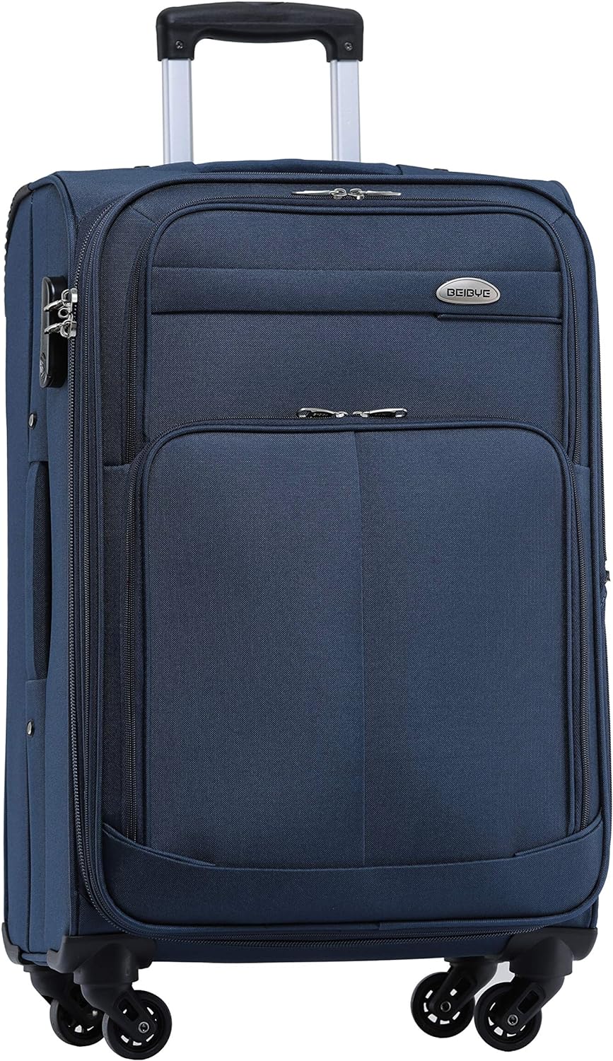 Reisekoffer, Blau, L-Mittlerer Koffer-64cm