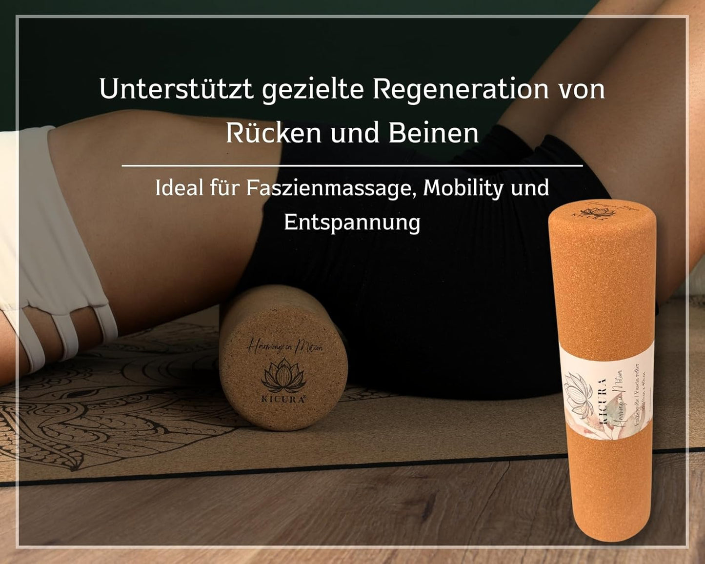 Faszienrolle aus Naturkork
