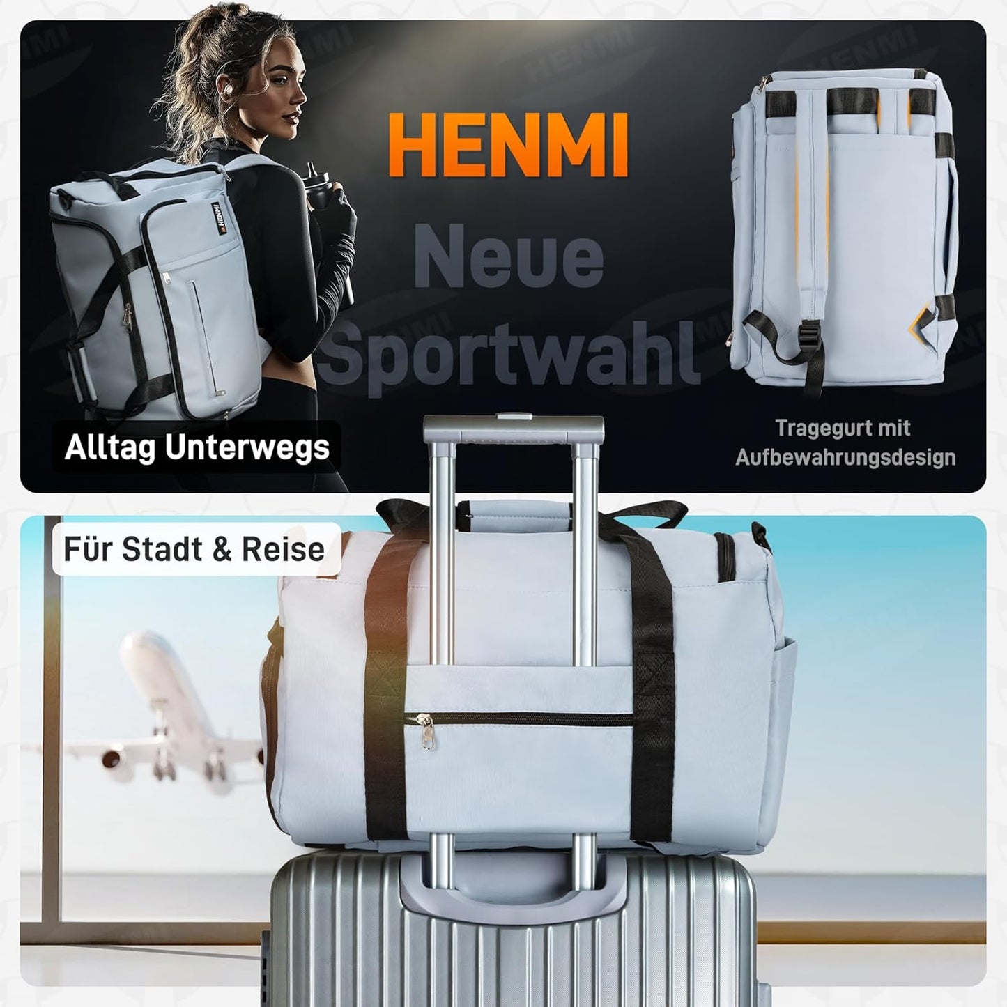Sport- und Reisetasche, Blau