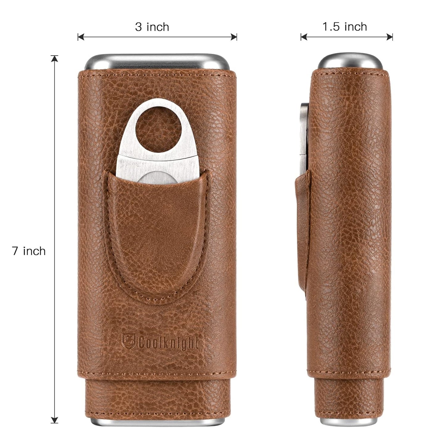 Reise-Humidor, Braun