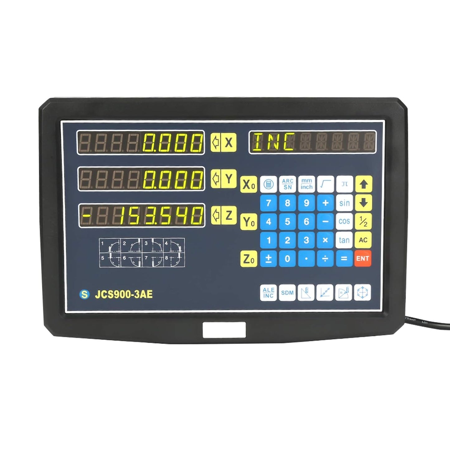 3-Achsen-Digitalanzeige-System JCS900-3AE