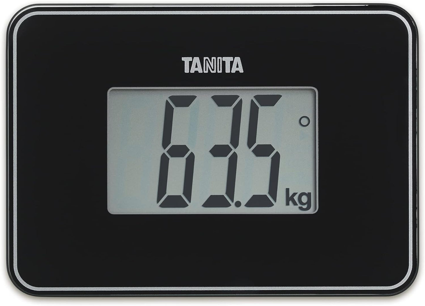 Mini-Personenwaage HD-386 für Reisen & Zuhause, Schwarz