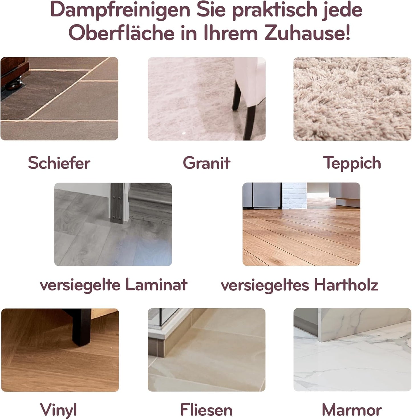 HD Dampfreiniger & Dampfbesen, H2O HD