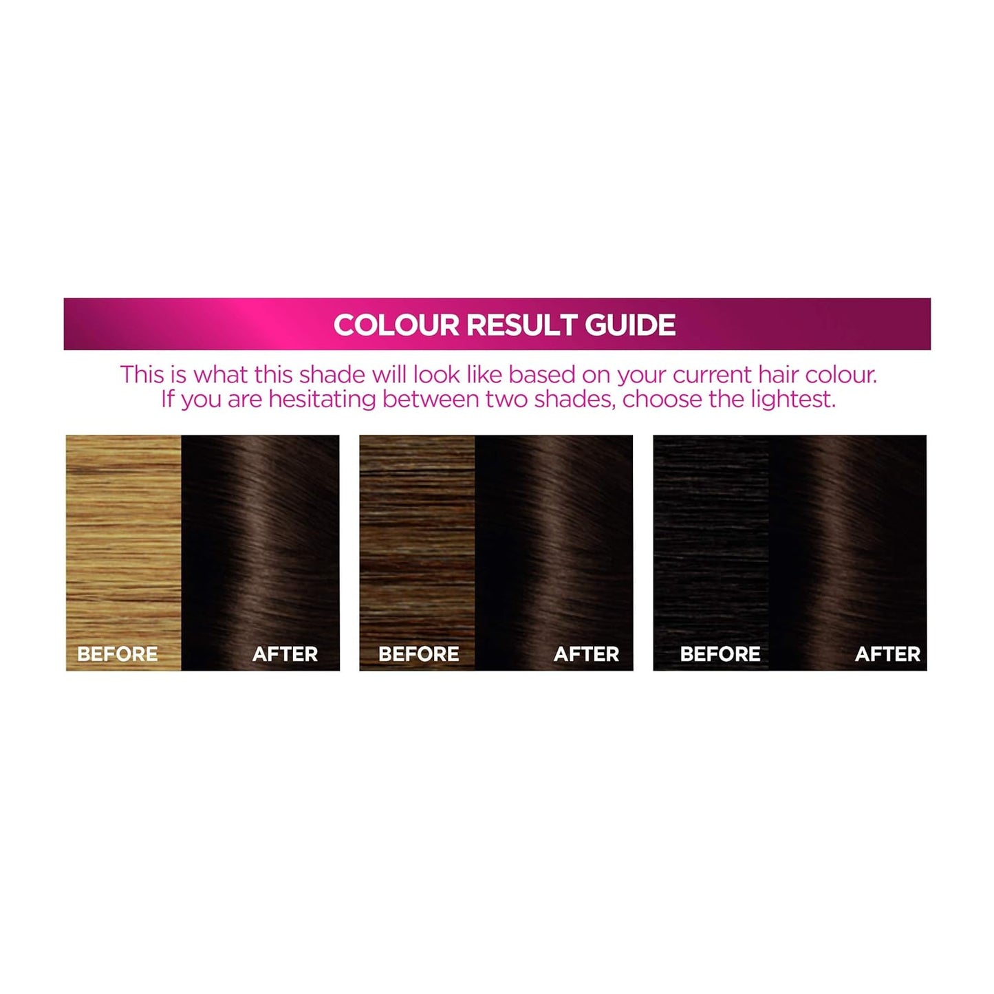 Excellence Haarfarbe, Dunkelbraun, 3er Pack