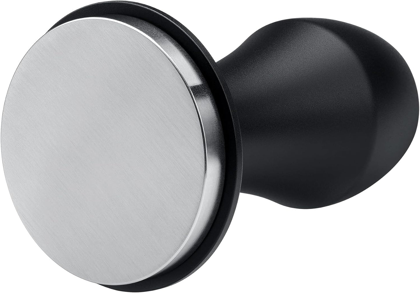 Kaffeestampfer mit Klick-Feedback, Schwarz 58.5mm Flat Base