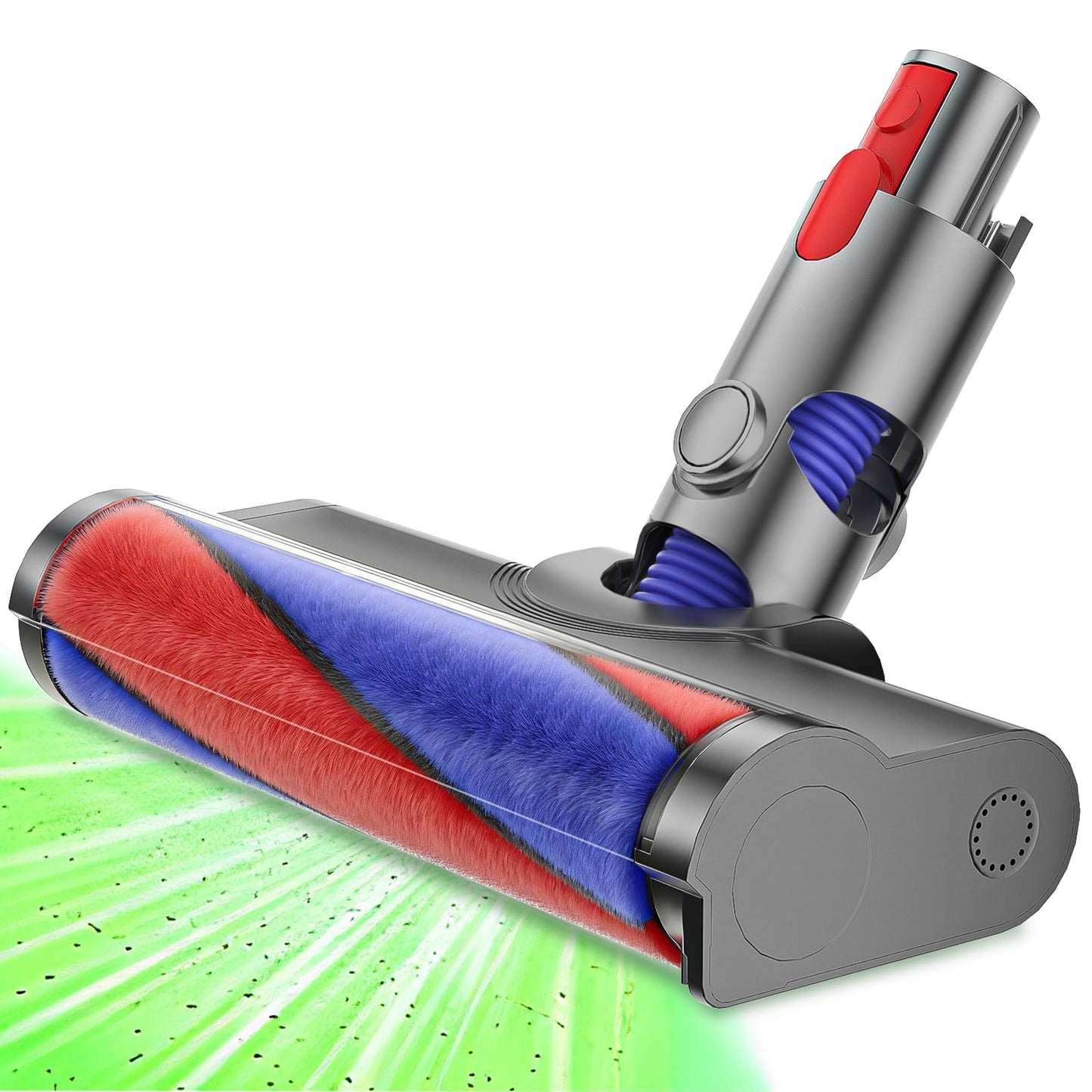 Soft-Roller-Bürstenkopf für Dyson Staubsauger, Lila