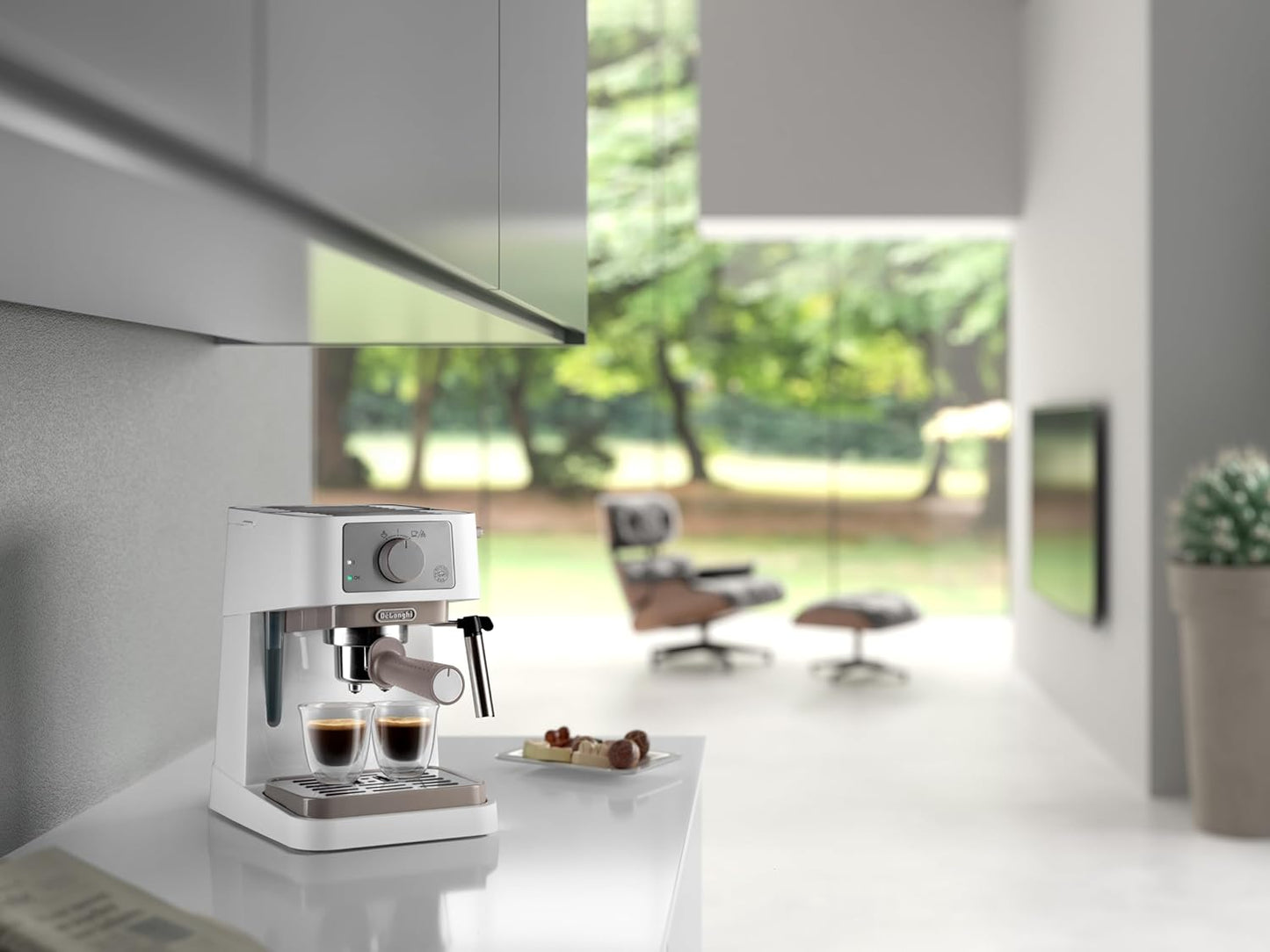 Kaffeemaschine Stilosa EC260.W, Weiss Espressomaschine