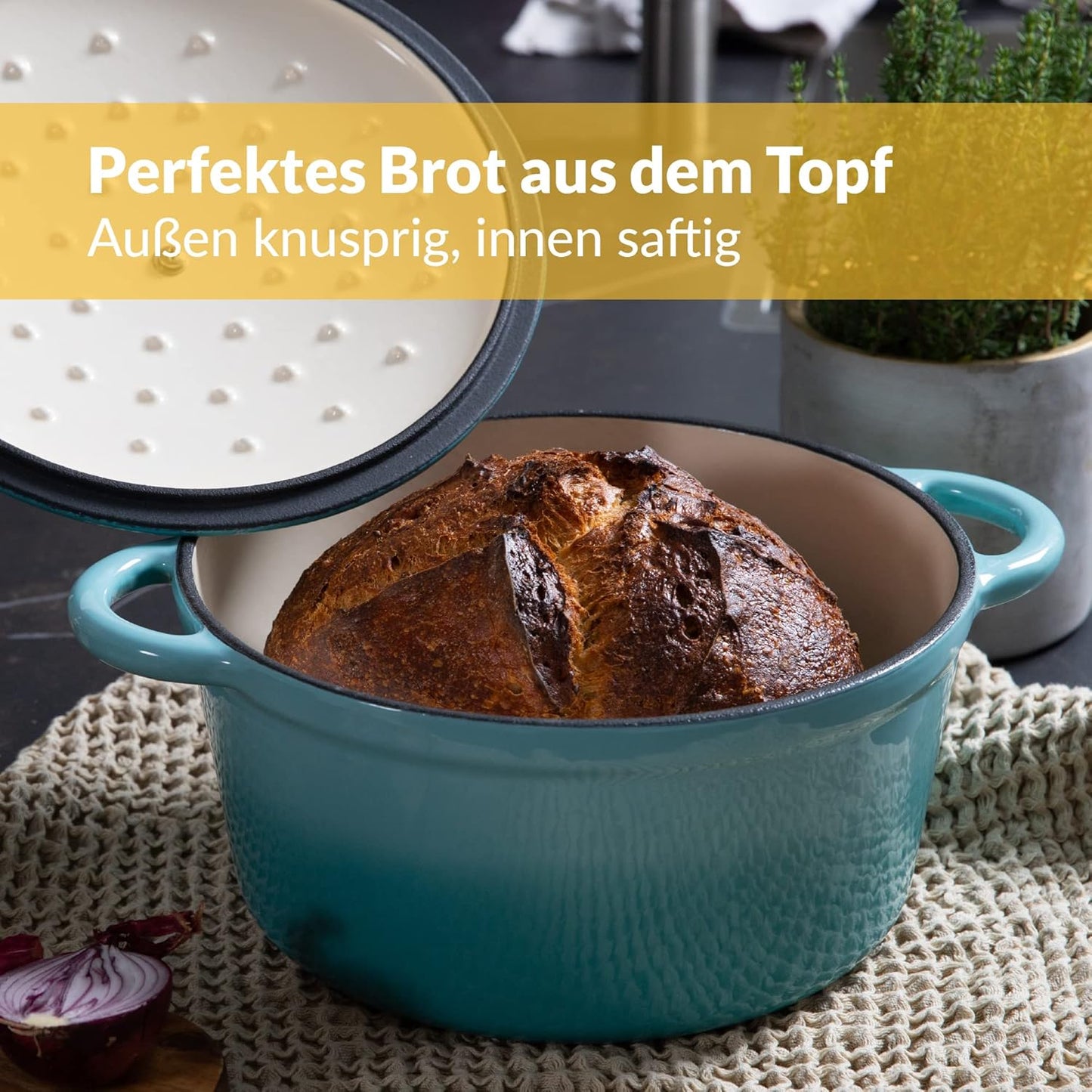 Schmortopf, 3,5 L / Blau