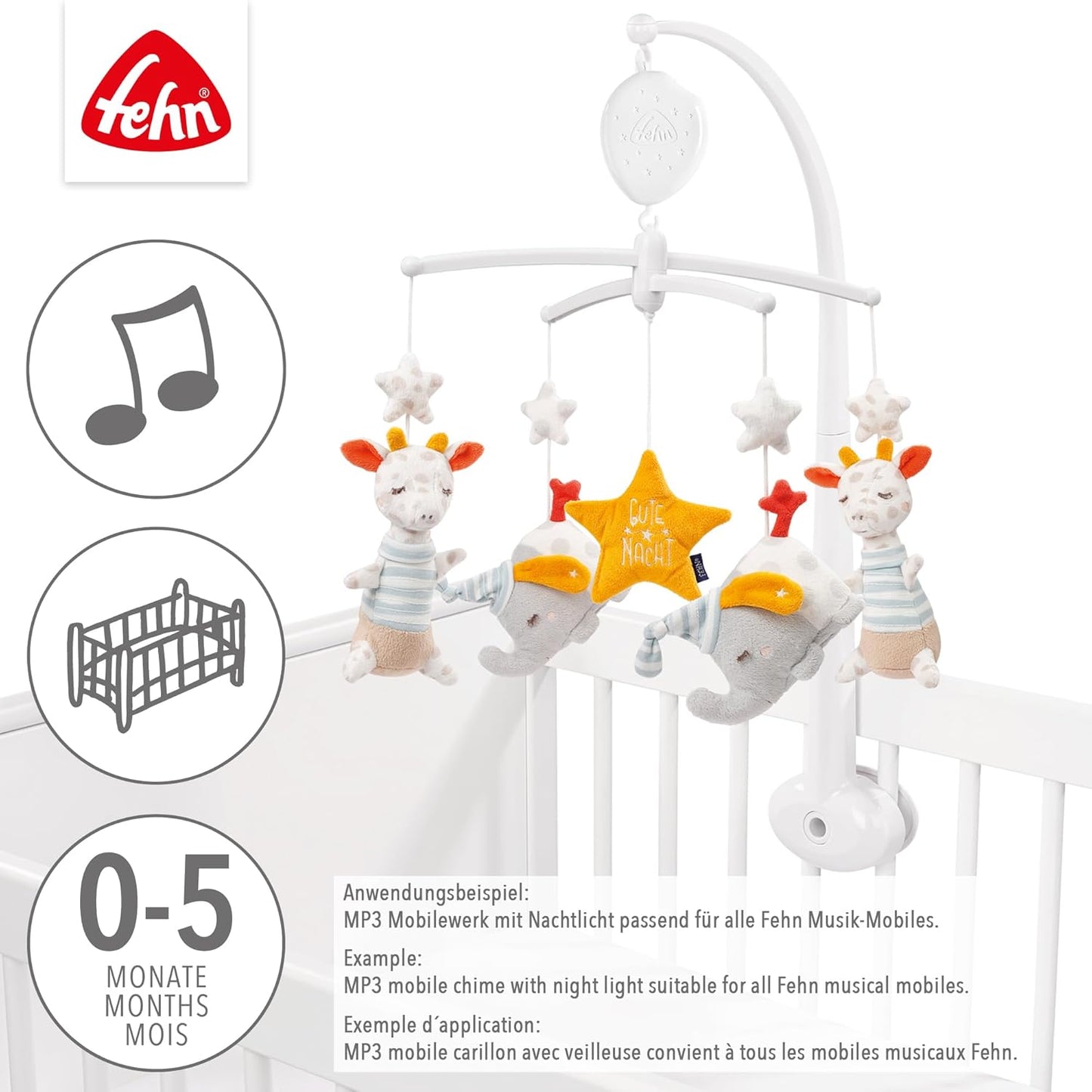 MP3 Mobilewerk mit Nachtlicht & Musik Dodo, l´enfant do, MP3