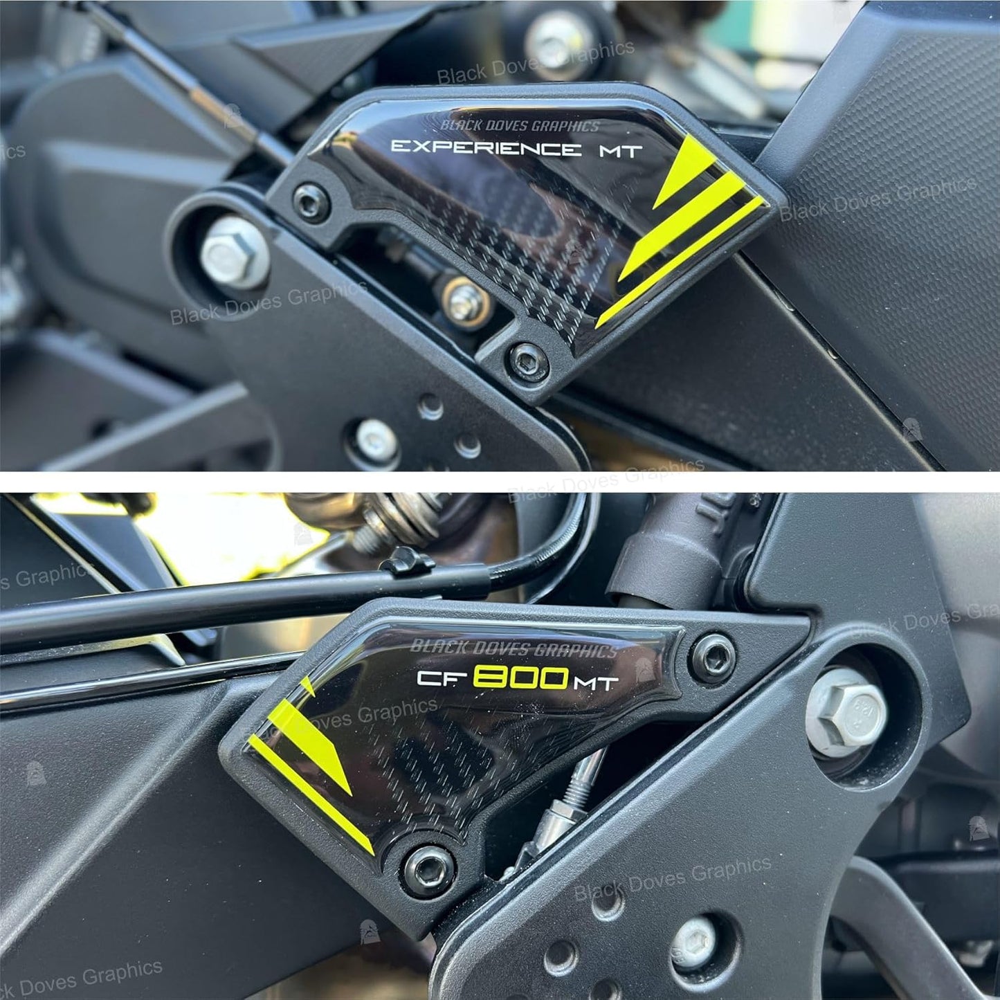 3D-Harz-Aufkleber Absatzschutz (CF Moto 800MT Touring 2022), Absatzschoner