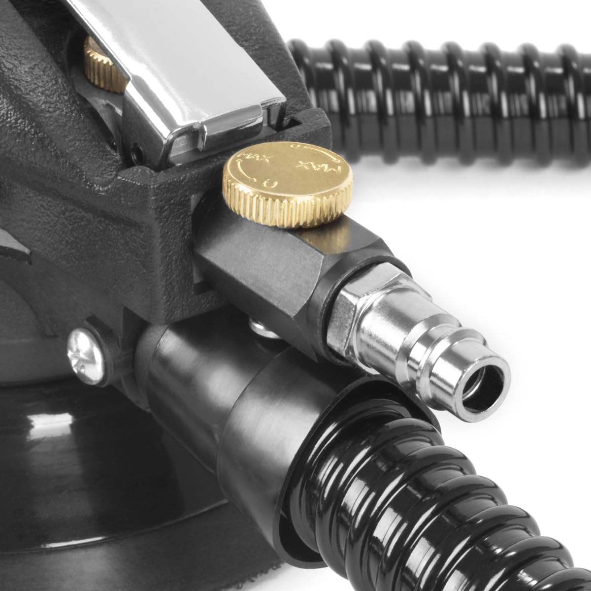 Druckluft-Exzenterschleifer DES-125 ST Set