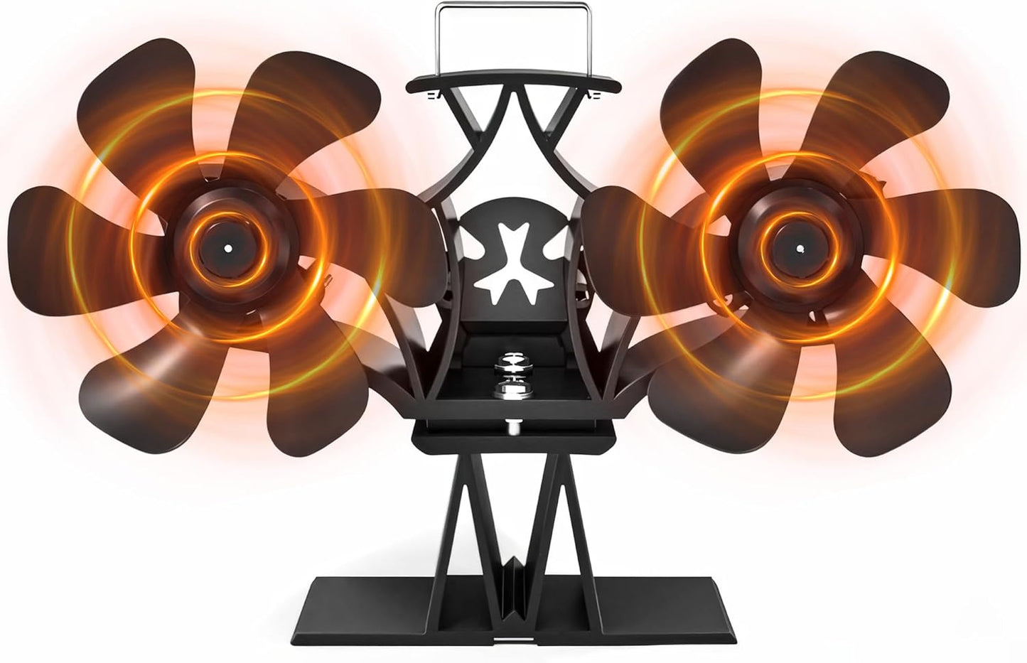 Wärmebetriebener Kaminventilator, 12 Blättern