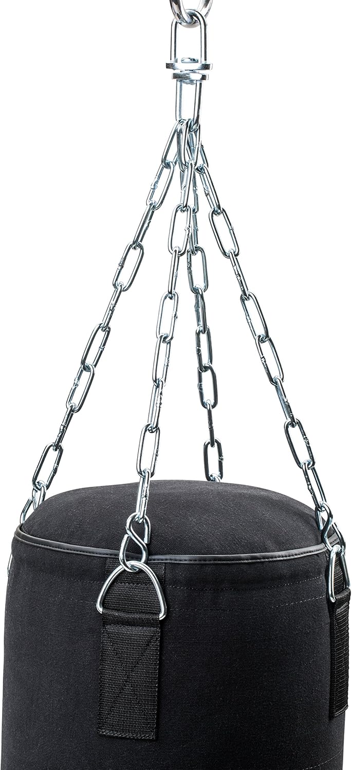Boxsack mit Stahlkette, 100 x 30 cm gefüllt