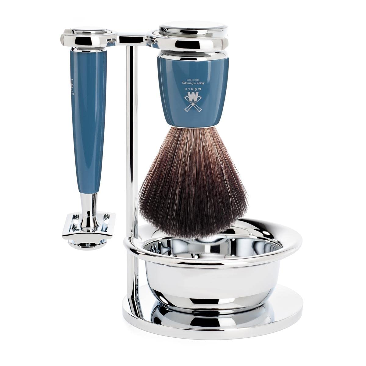 Rasierset, Blau (Petrol Blue)