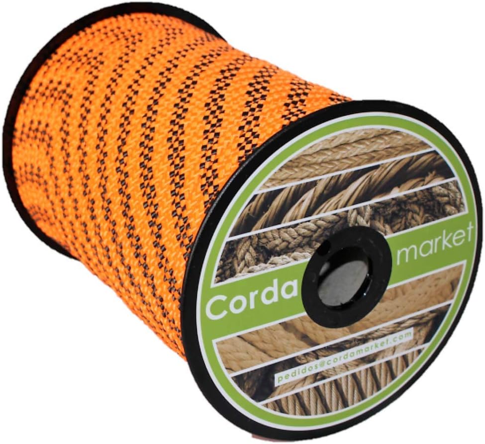 Kletterseil 8mm (50m), Neon-orange