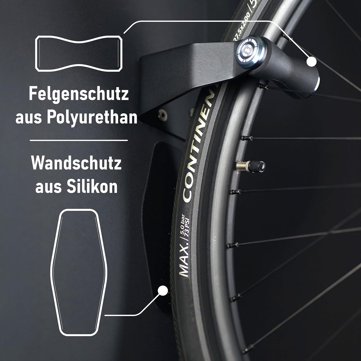 Velo-Wandhalterung
