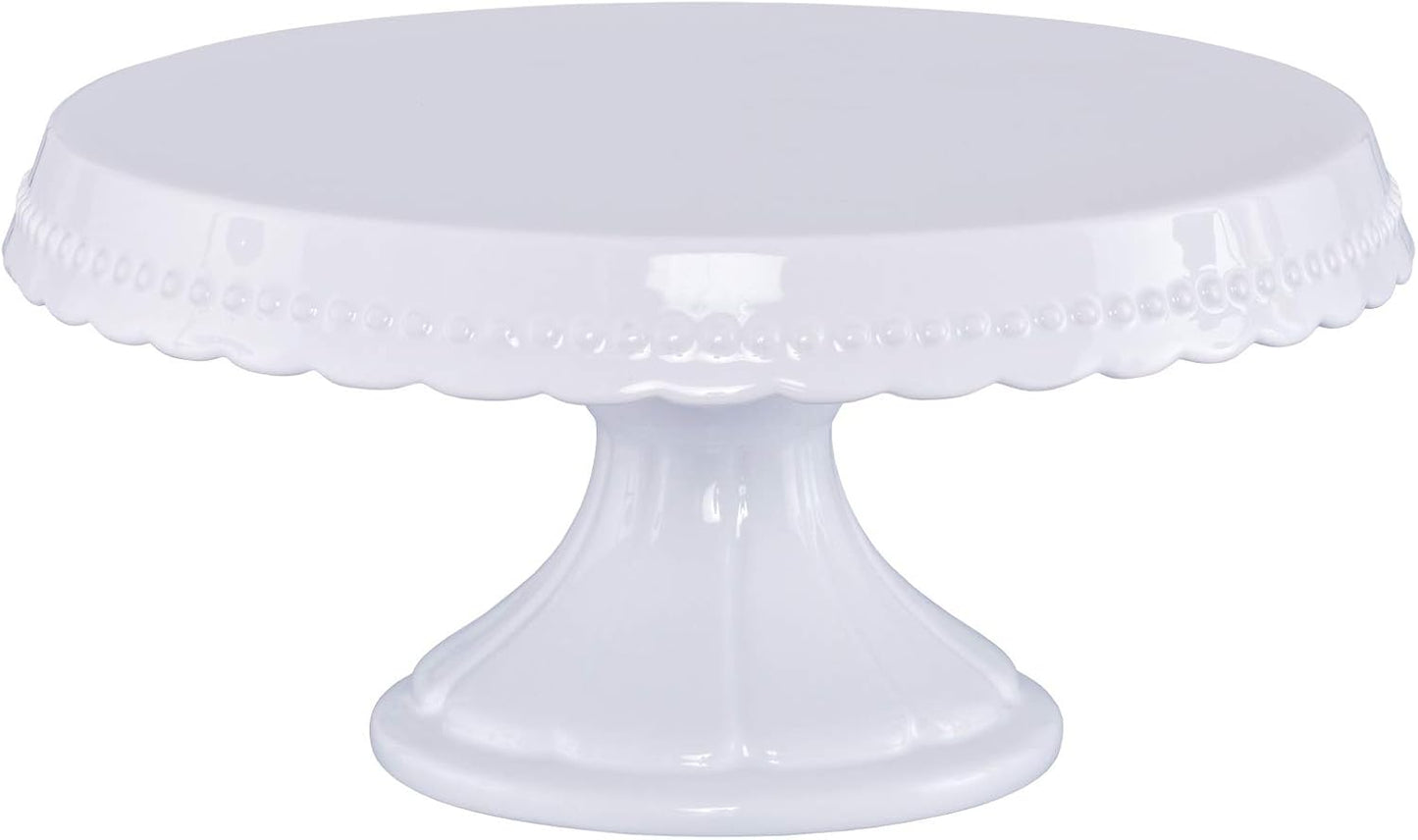 Runde Tortenplatte mit Fuss, Vintage ∅ 23 cm