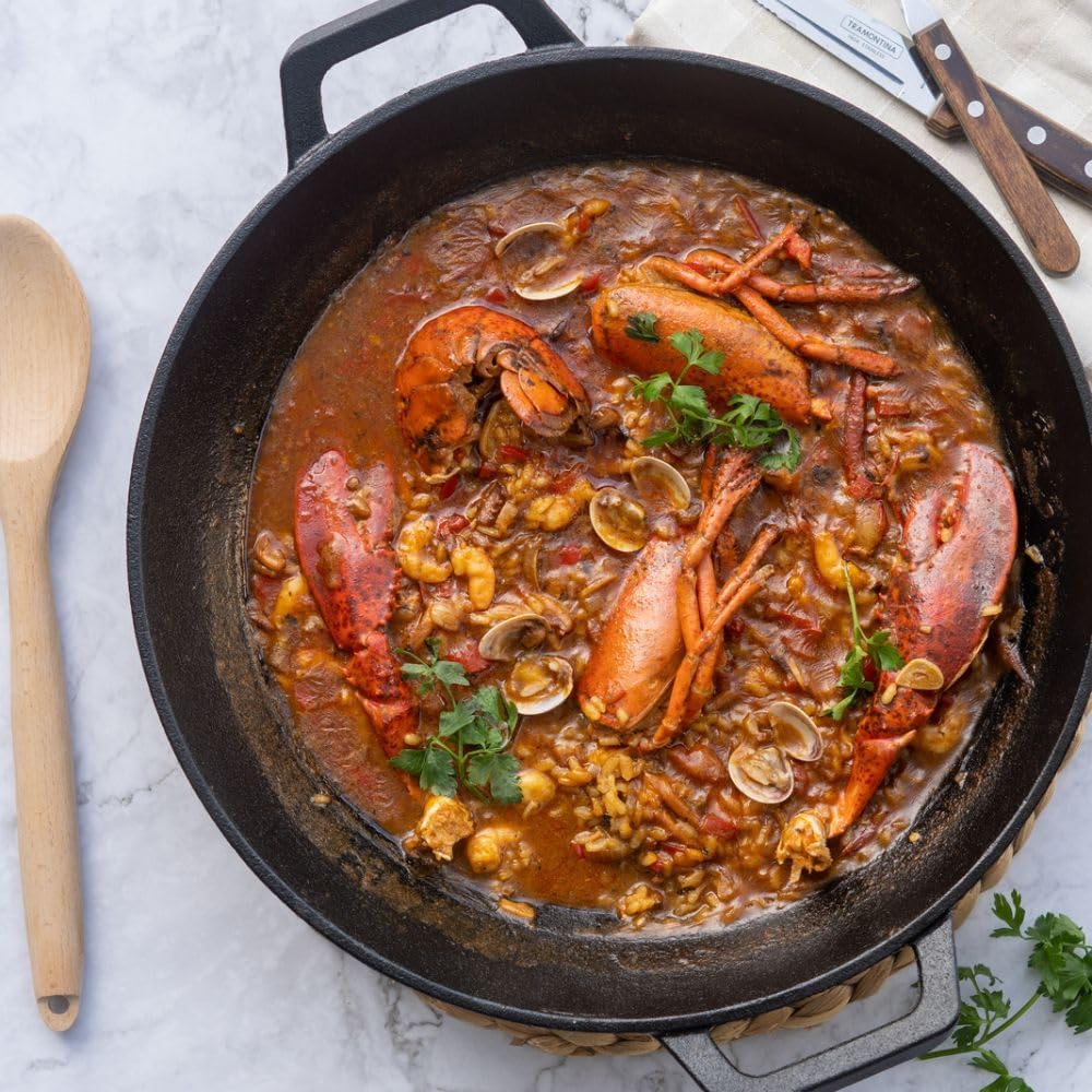 Gusseiserner Wok
