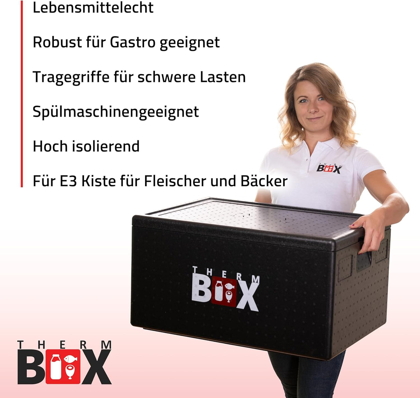 Styroporbox B80, Schwarz