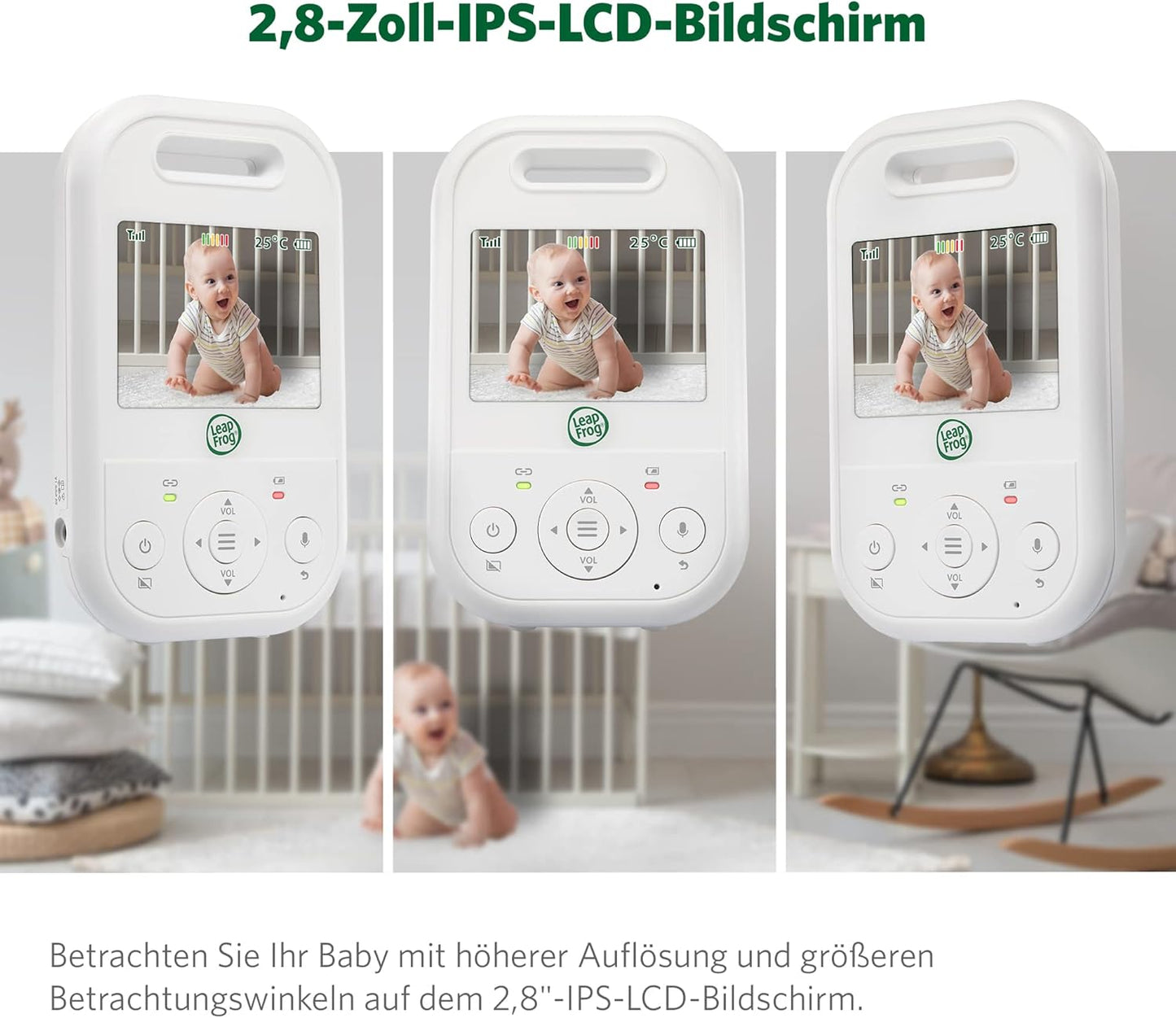 LF2513 Baby Monitor mit Camera, 2.8" LCD LF2513