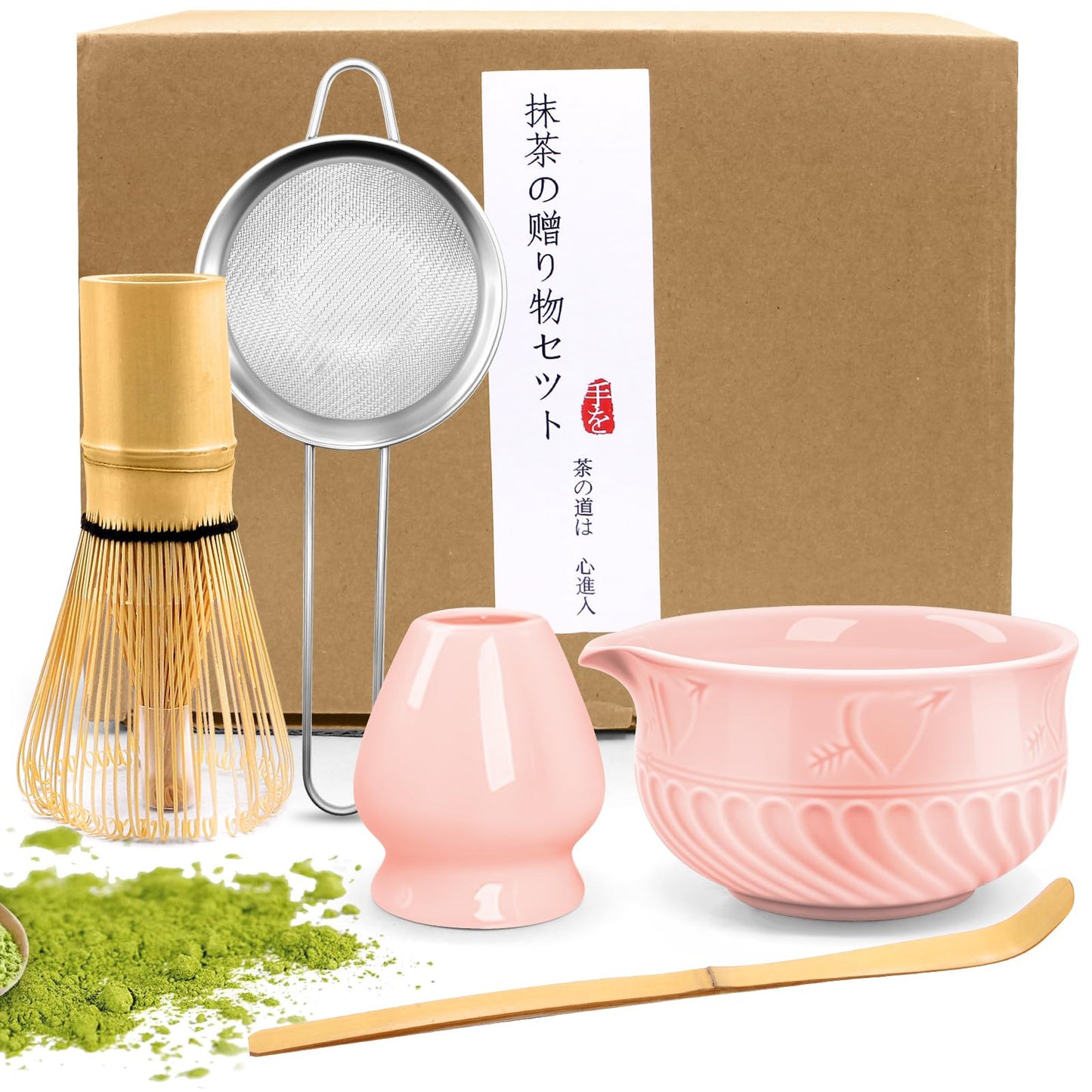 Matcha Tee-Set, Rosa