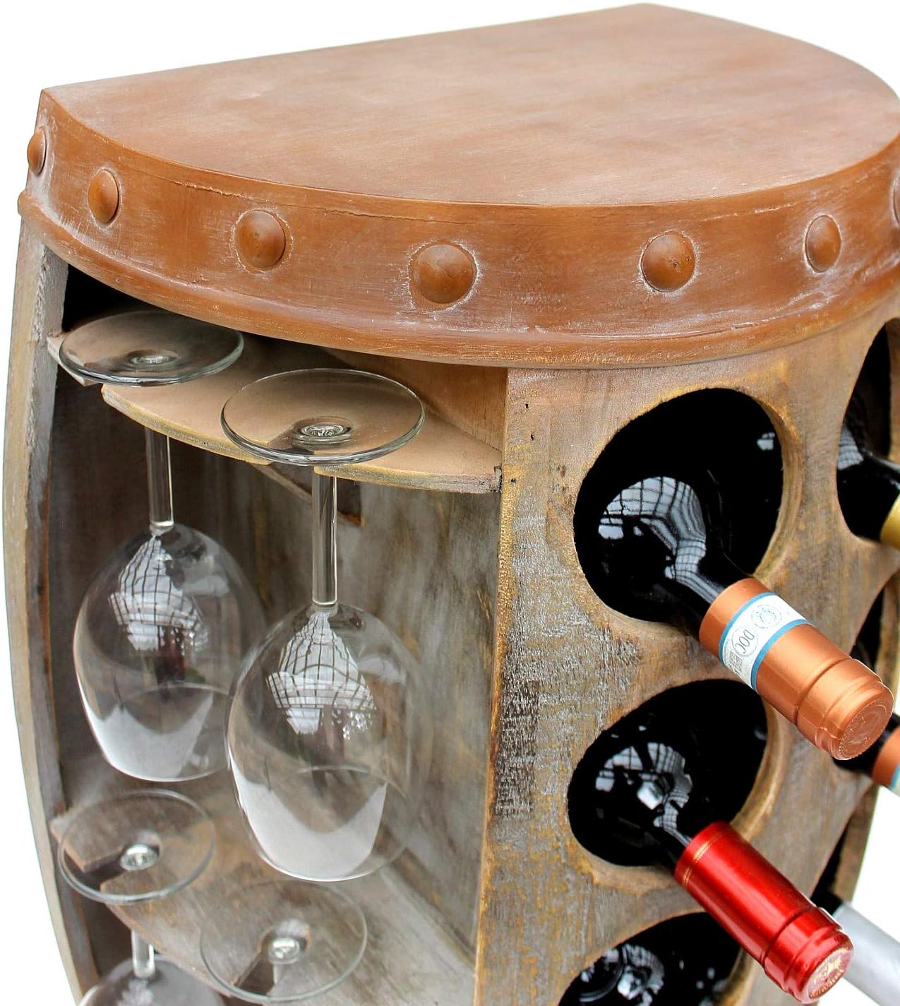 Weinregal Beistelltisch