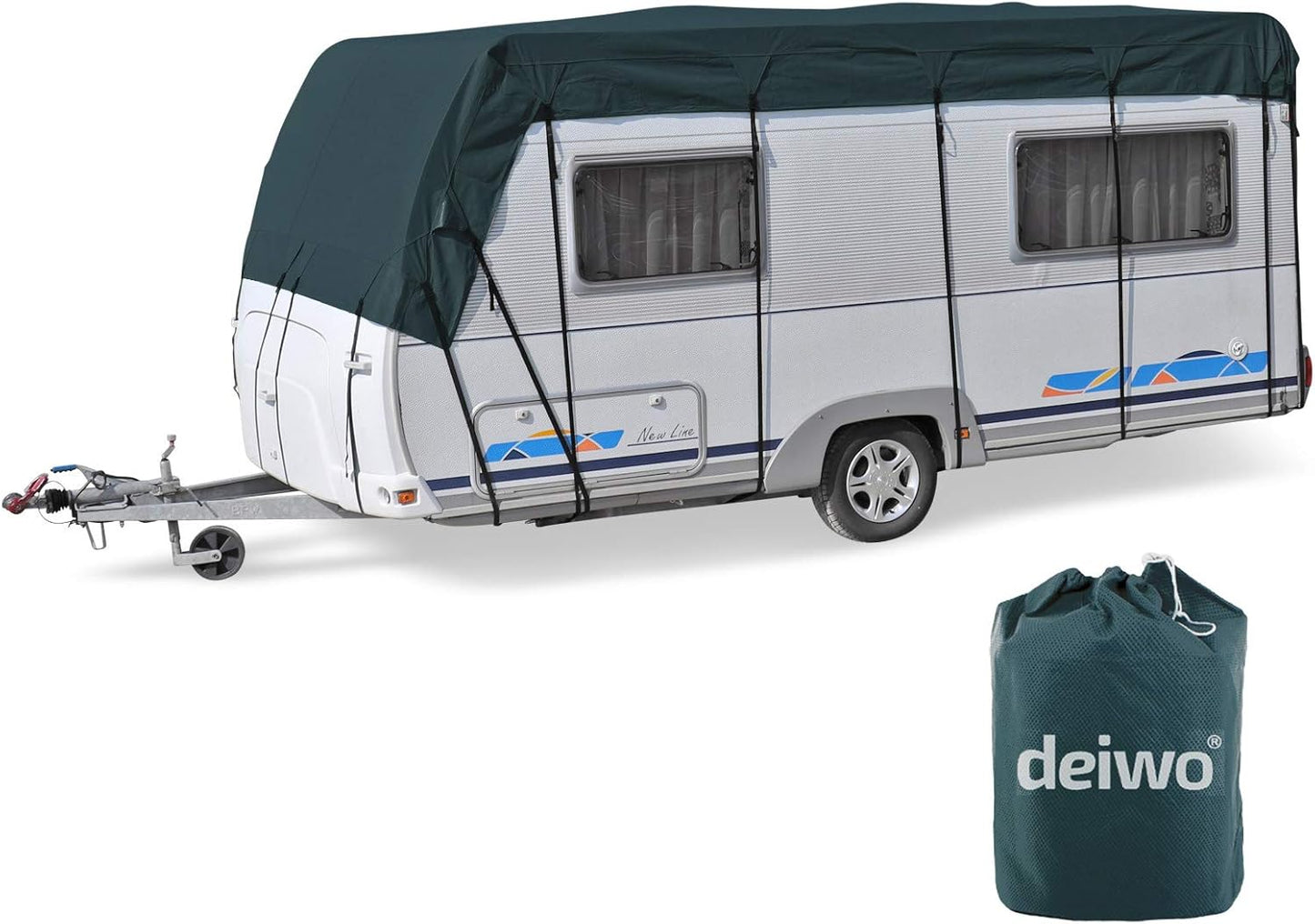 Wohnwagen Schutzdach vierlagig, 7 x 3 m, 7 x 3 m