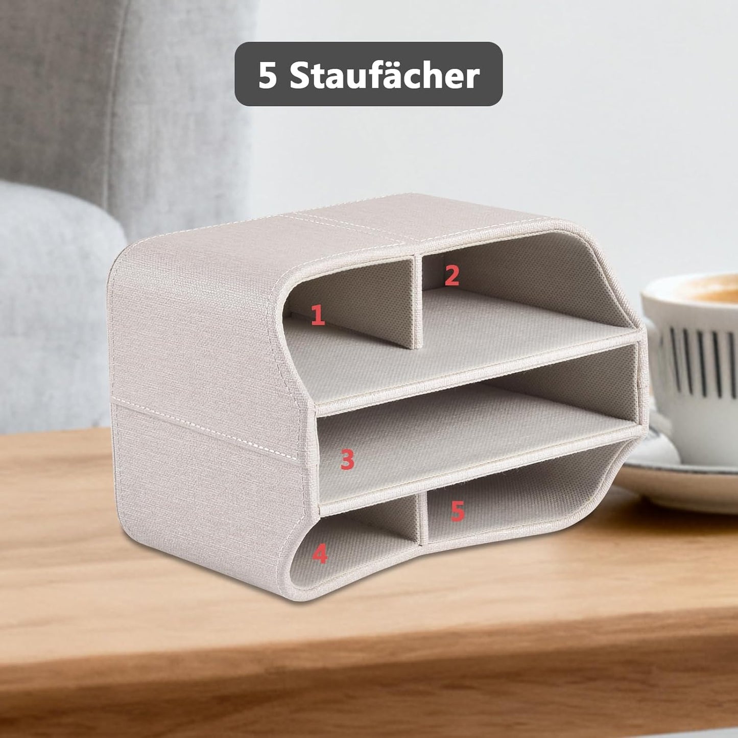 360-drehender Fernbedienungshalter, Beige