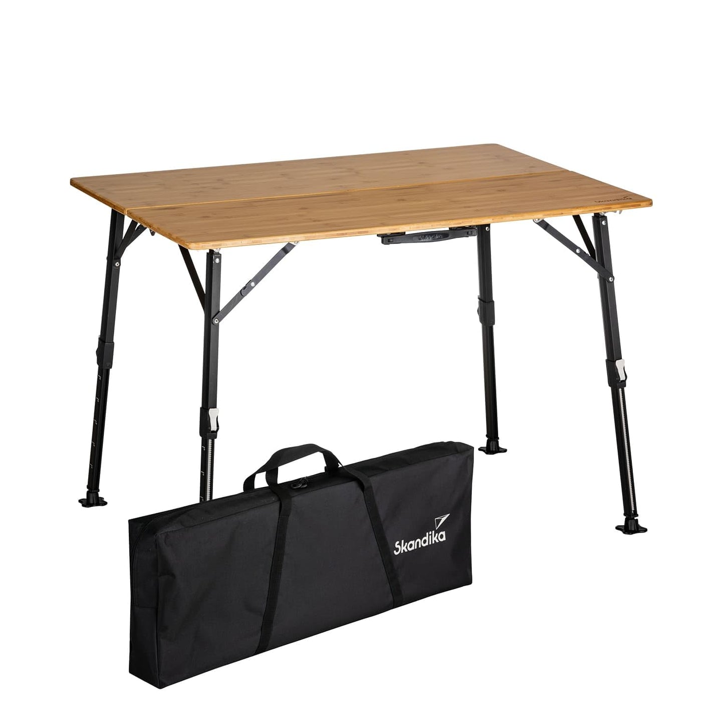 Höhenverstellbarer Campingtisch, 100 x 72 x 70 cm