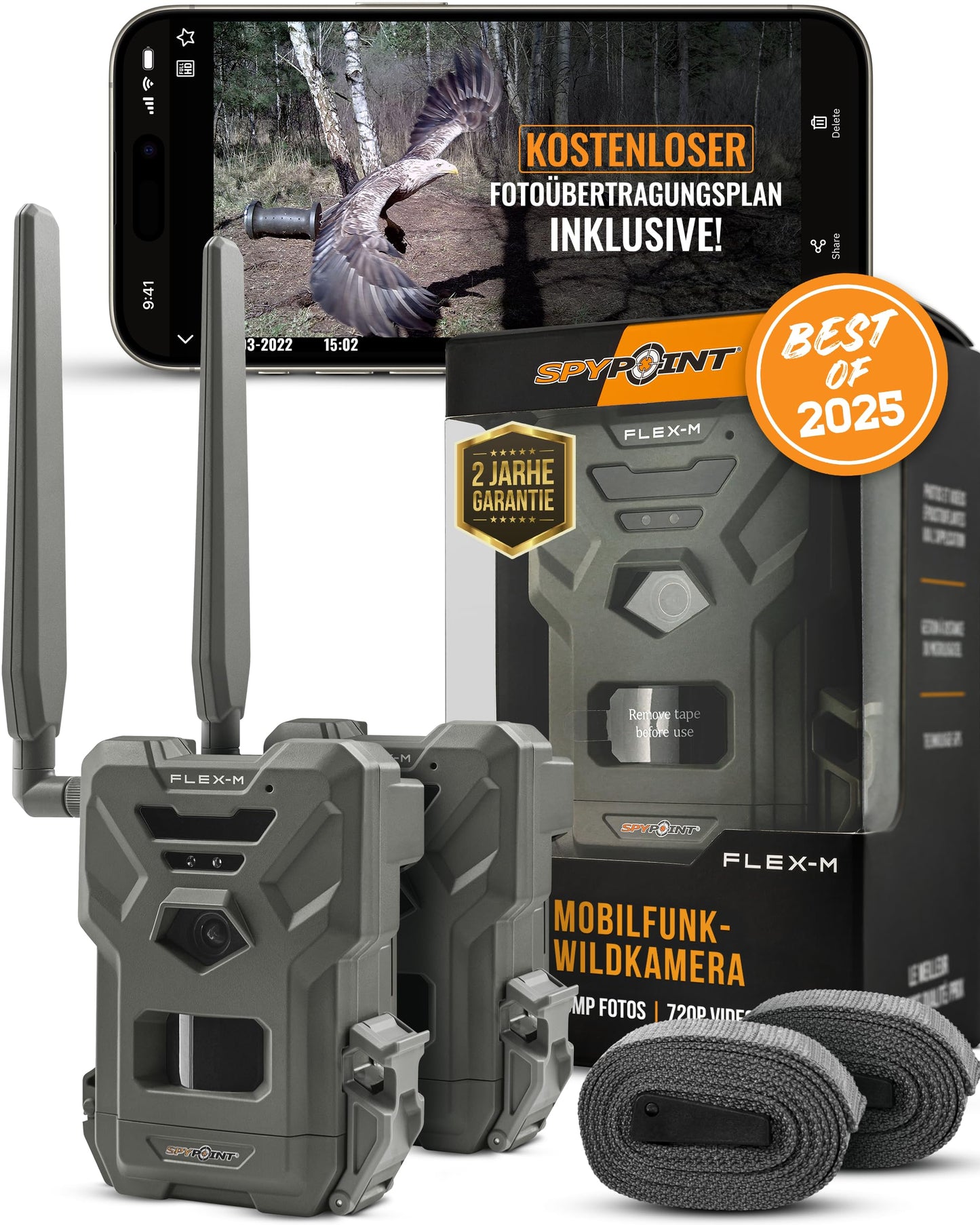 Flex-M Twin-Pack Wildkameras mit Foto- & Videoübertragung