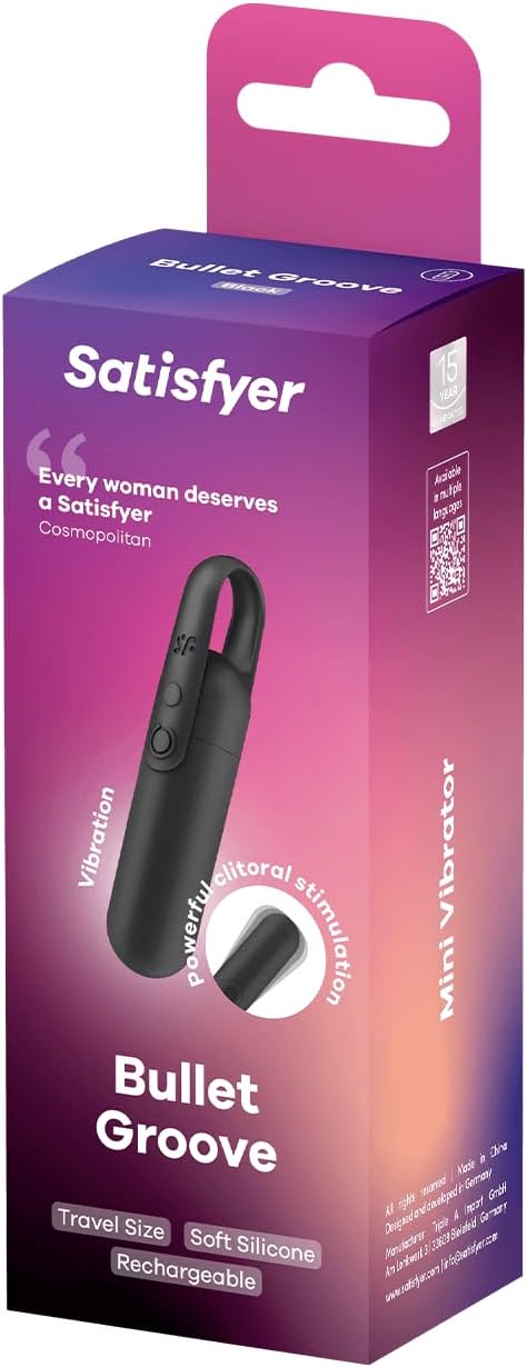 Mini Vibrator Bullet Groove mit 12 Vibrationsmodi