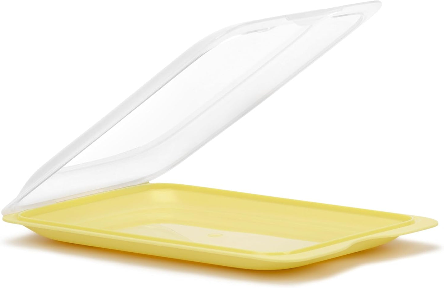 4-teiliges Frischhaltedosen-Set für Aufschnitt, 4 Standard - Pastellfarben